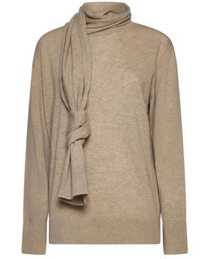 Stella McCartney Round-Neck Knitwear - Natural