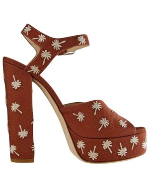 DUHA High Heel Sandals - Brown