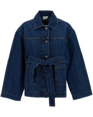 P.A.R.O.S.H. Denim Jackets - Blau