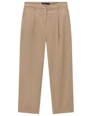 RAFFAELLO ROSSI Broeken ,Bruin ,Leer Barrel-Fit 7/8 Broek - Naturel