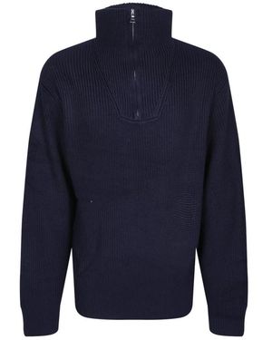 Officine Generale Turtlenecks - Blue