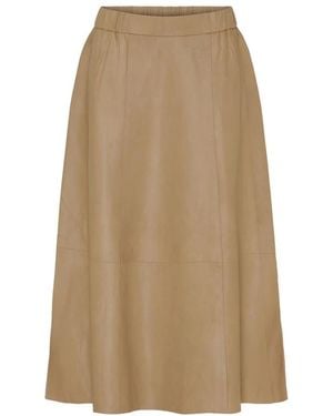 Btfcph Midi Skirts - Natural