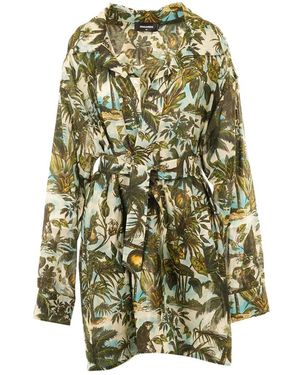 DSquared² Monkey Business Shirt Dress - Groen