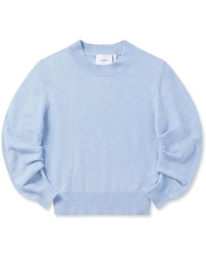 Axel Arigato Rina Gathered Sweater - Blau