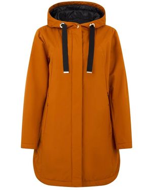 Herno Jassen ,Oranje ,Polyester Waterproof Jacket With Hood