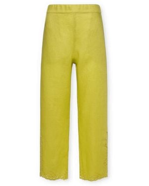 Elena Miro Wide Trousers - Giallo