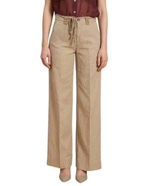 Mason's Wide Trousers - Neutro