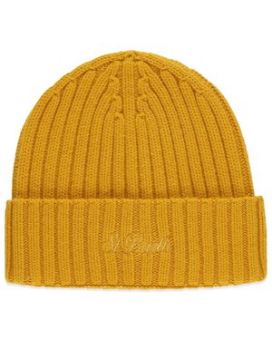 MC2 Saint Barth Accessoires ,Geel ,Wol Wengen Beanie