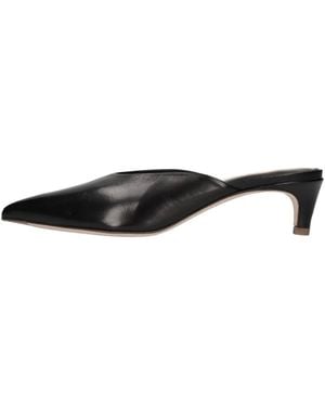 LORENA PAGGI Heeled Mules - Black