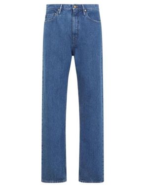 Jil Sander Regular Denim Broeken - Blauw