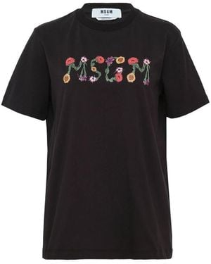 MSGM T-Shirts - Black