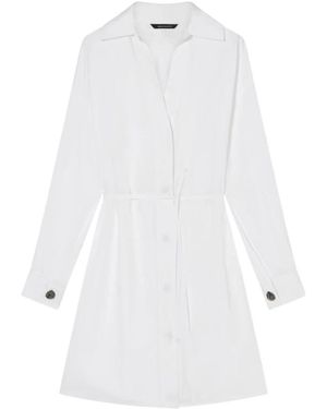 ARMANI EXCHANGE Kleedjes ,Wit ,Korte Chambray Jurk