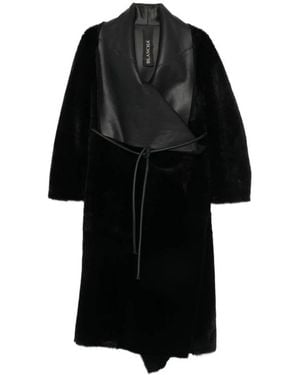 Blancha Belted Coats - Negro