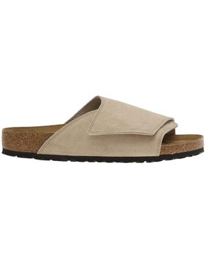 Birkenstock Schoenen ,Leer Solana Faded Khaki - Bruin