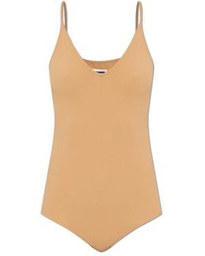 Jil Sander Tops ,V-Neck Camisole Bodysuit - Bruin