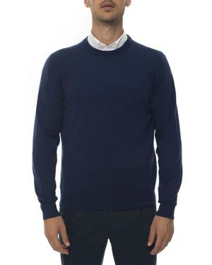 Kiton Round-Neck Knitwear - Blue