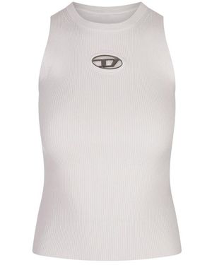 DIESEL Sleeveless Tops - White