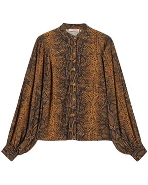 Twinset Overhemden ,Bruin ,Blouse