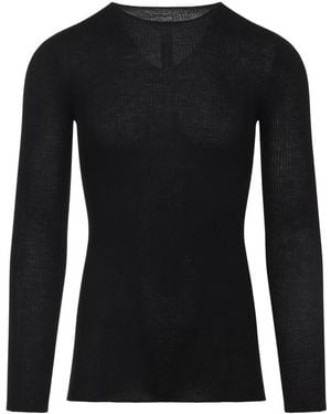 Rick Owens Round-Neck Knitwear - Nero