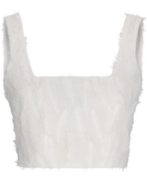 FEDERICA TOSI Sleeveless Tops - Bianco