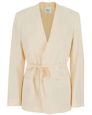 Grifoni Front Zip Jacket - Natur