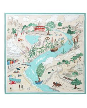 Mulberry Pocket Scarves - Vert