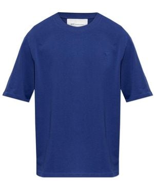 Ami Paris Logo T-Shirt - Blauw