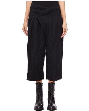 Marc Le Bihan Broek Met Asymmetrische Sluiting - Zwart