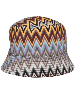 Missoni Accessoires ,Veelkleurig ,Katoen Hats - Bruin