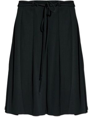 Lacoste Runway Fluid Faltenrock - Schwarz