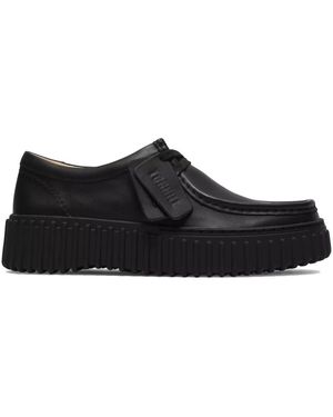 Clarks Laced Shoes - Negro