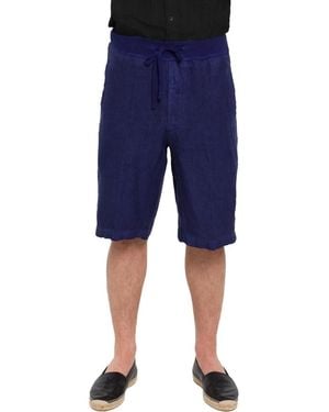 120% Lino Casual Shorts - Blauw