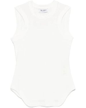 The Attico Licht Jersey Tanktop Wit
