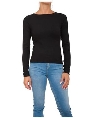 Marella Long Sleeve T-Shirts - Black