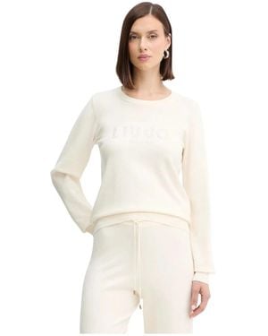 Liu Jo Round-Neck Knitwear - Blanc