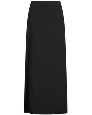 Jil Sander Rokken ,Zwart ,Wol Rok 142 Mf Pl