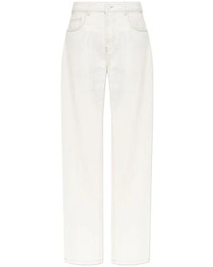Ami Paris Straight Jeans - Blanco