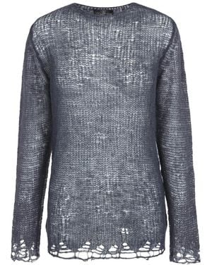 Cortana Round-Neck Knitwear - Blue