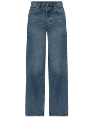 Anine Bing Straight Jeans - Azul
