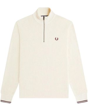 Fred Perry Turtlenecks - White