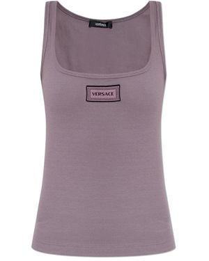 Versace Sleeveless Tops - Paars