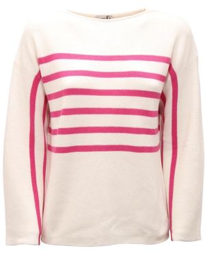 Marella Round-Neck Knitwear - Rosa