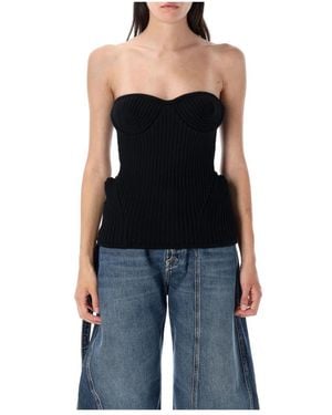 Jean Paul Gaultier Sleeveless Tops - Noir