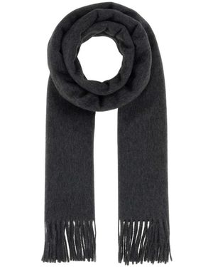 Saint Laurent Echarpe Cachemire Cassandre - Zwart