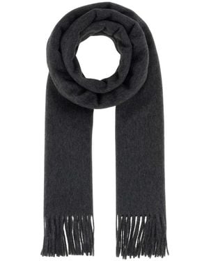 Saint Laurent Echarpe Cachemire Cassandre - Schwarz