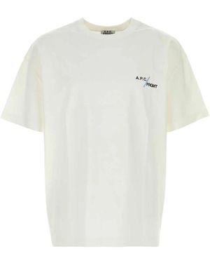 A.P.C. T-Shirts - White