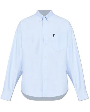 Ami Paris Formal Shirts - Blue