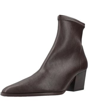 Miss Elastic Ankle Boots - Marron