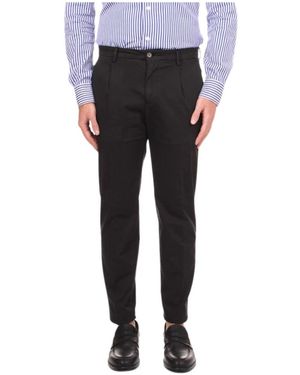 BRIGLIA Slim-Fit Trousers - Negro
