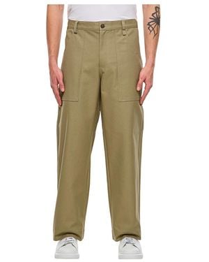 Maison Kitsuné Wide Trousers - Vert